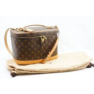 Louis Vuitton LV Monogram Nice Vanity Case With Bandouliere Strap - Vintage 1998